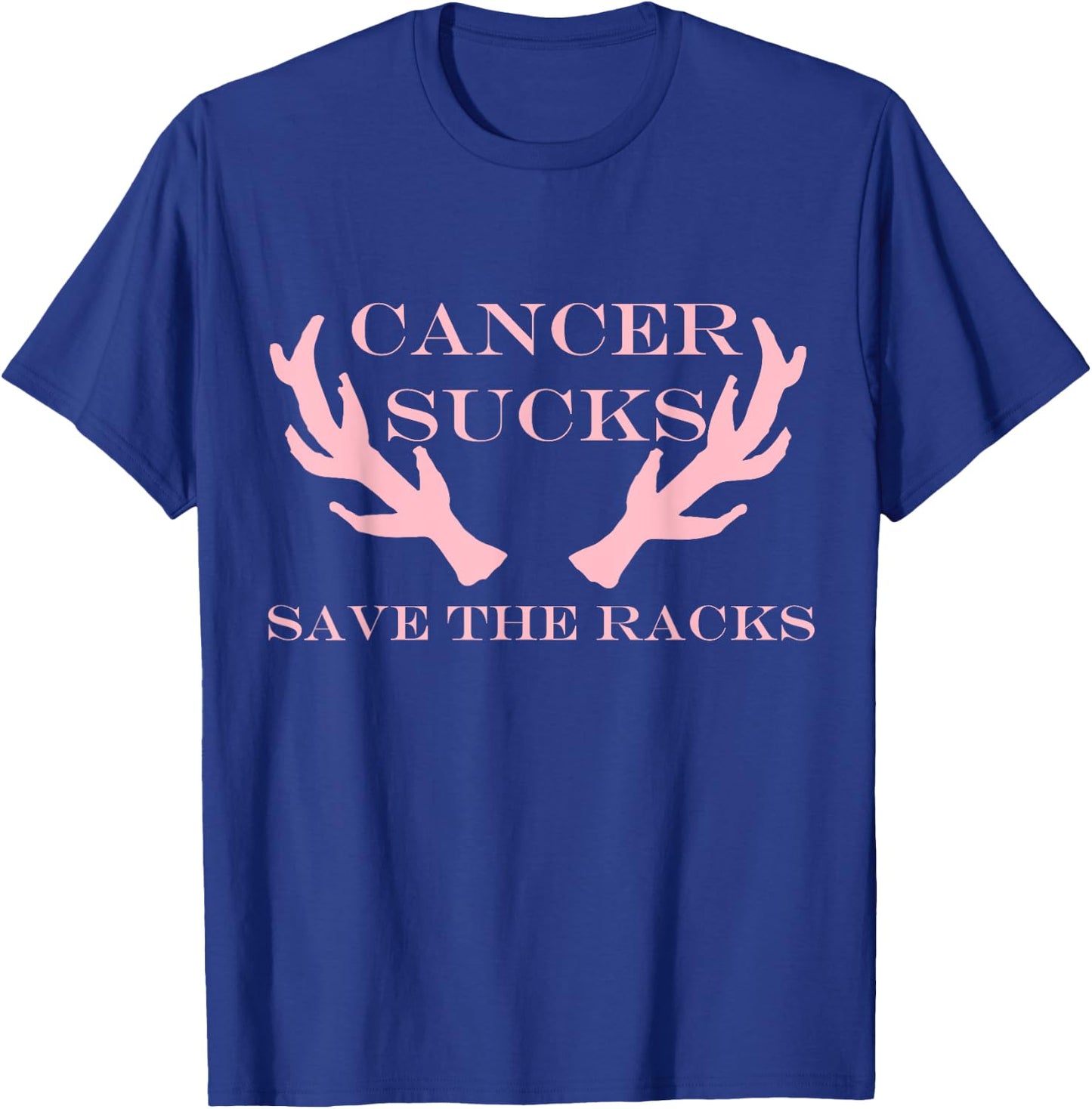 Breast Cancer Awareness Save the Racks T-Shirt - T-Shirt | Royal