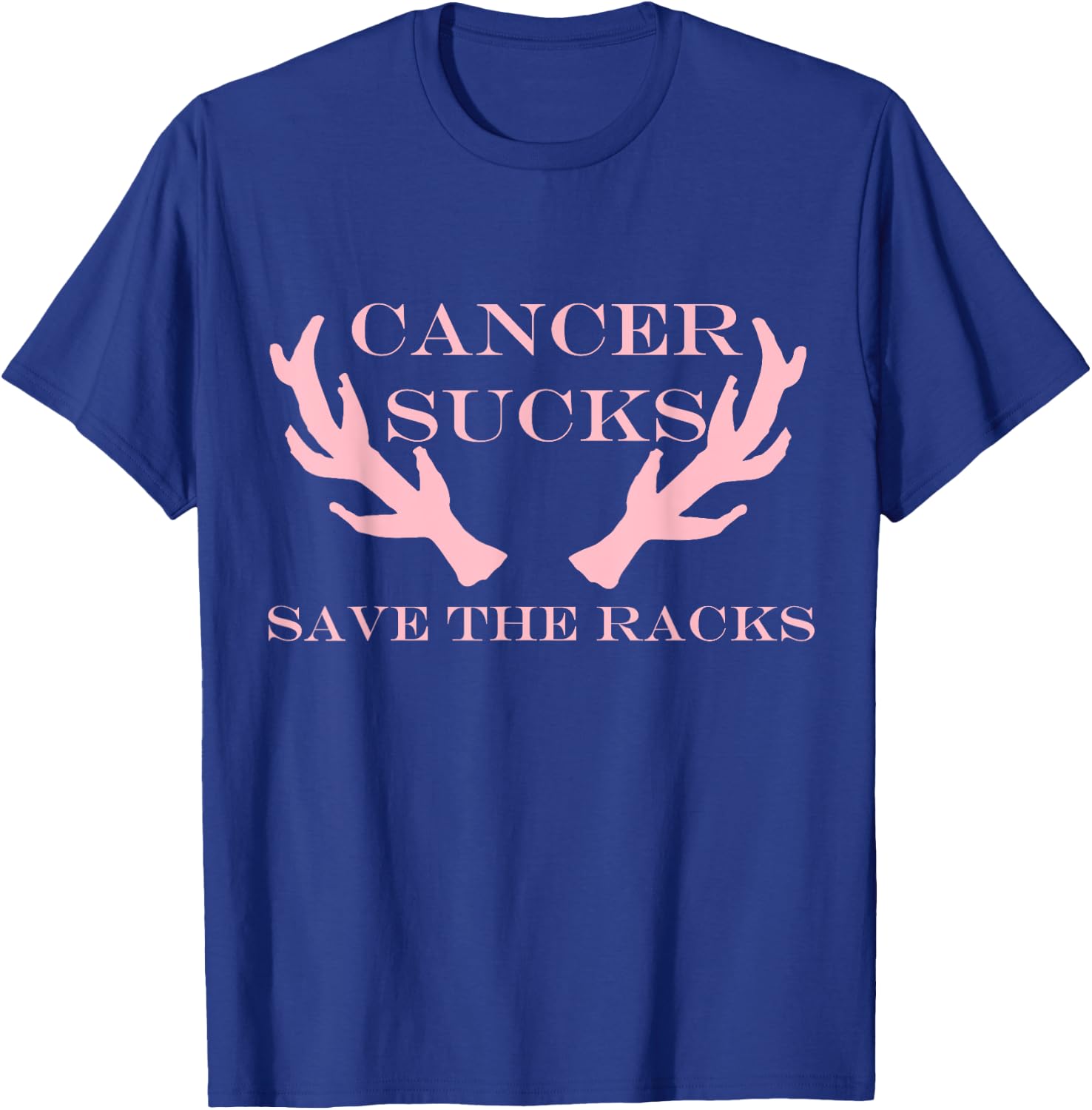 Breast Cancer Awareness Save the Racks T-Shirt - T-Shirt | Royal