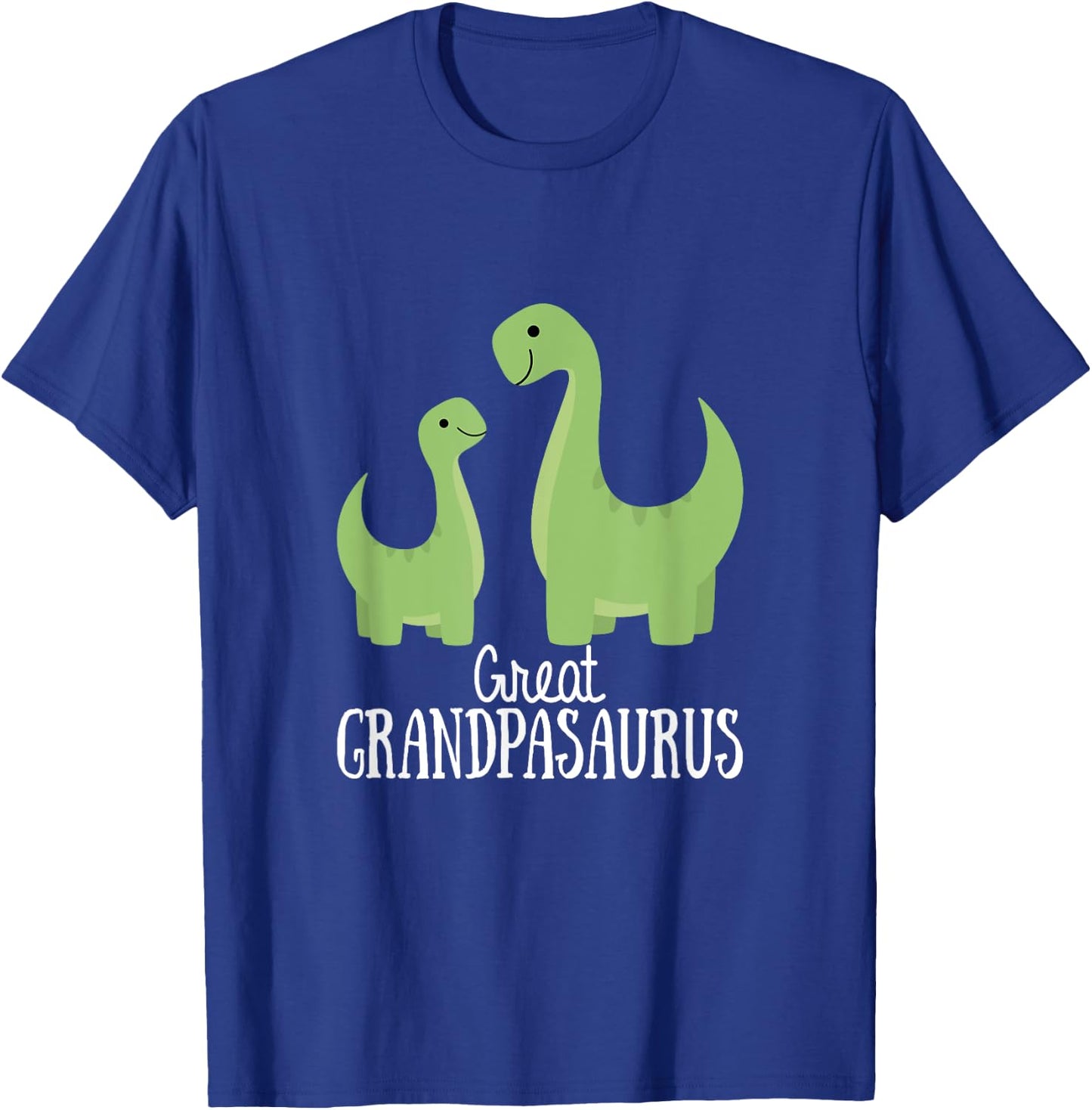 Great Grandpasaurus Grandpa Saurus Dinosaur T-Shirt - T-Shirt | Royal