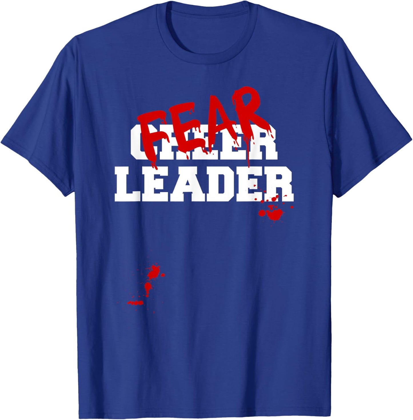Fearleader Zombie Cheerleader Halloween Costume T-Shirt - T-Shirt | Royal