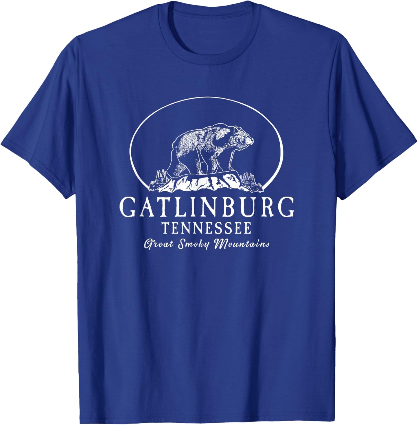 Gatlinburg Tennessee Great Smoky Mountains T-Shirt - T-Shirt | Royal