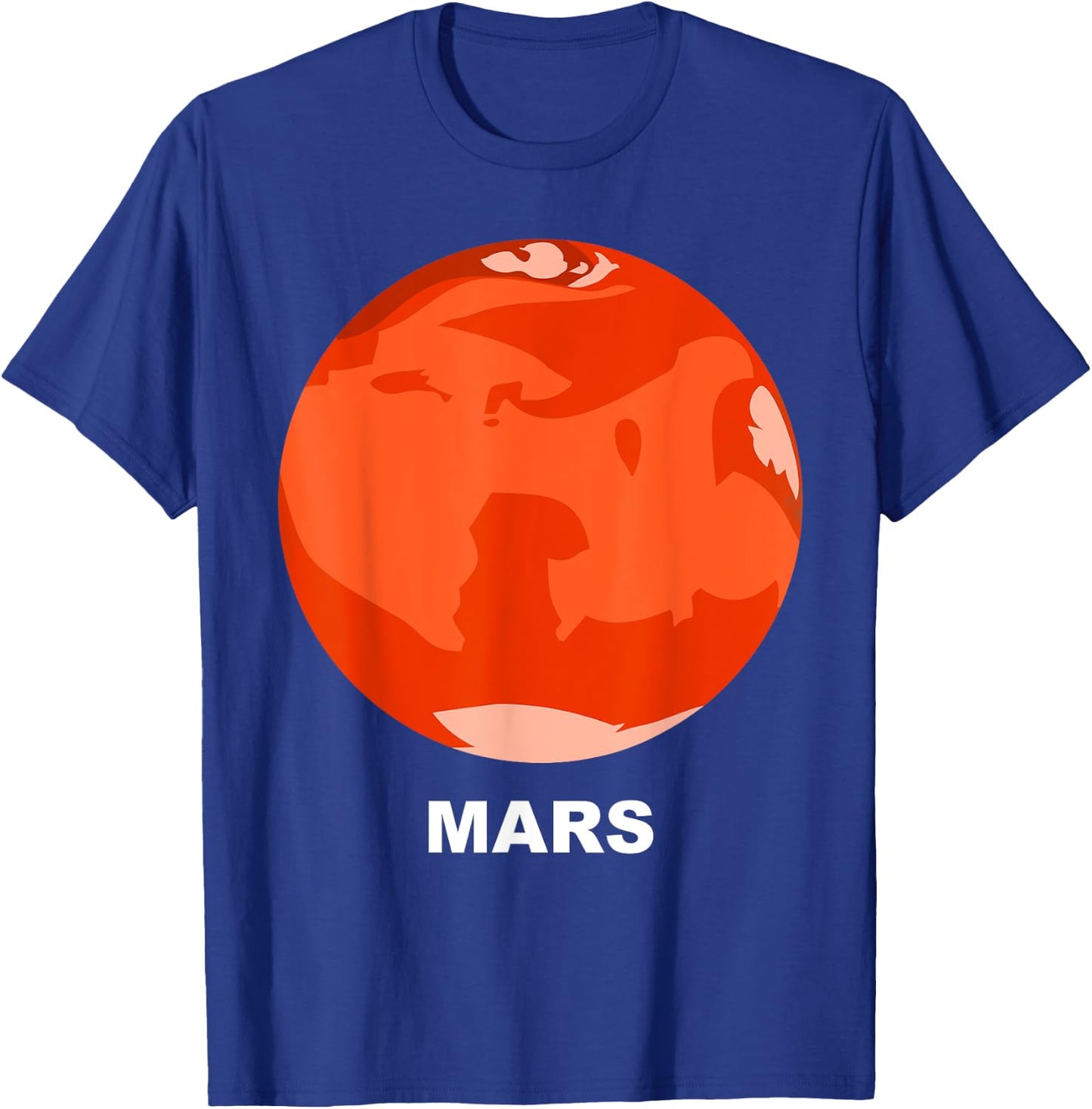 Solar System Group Costumes - Giant Planet Mars Costume T-Shirt - T-Shirt | Royal