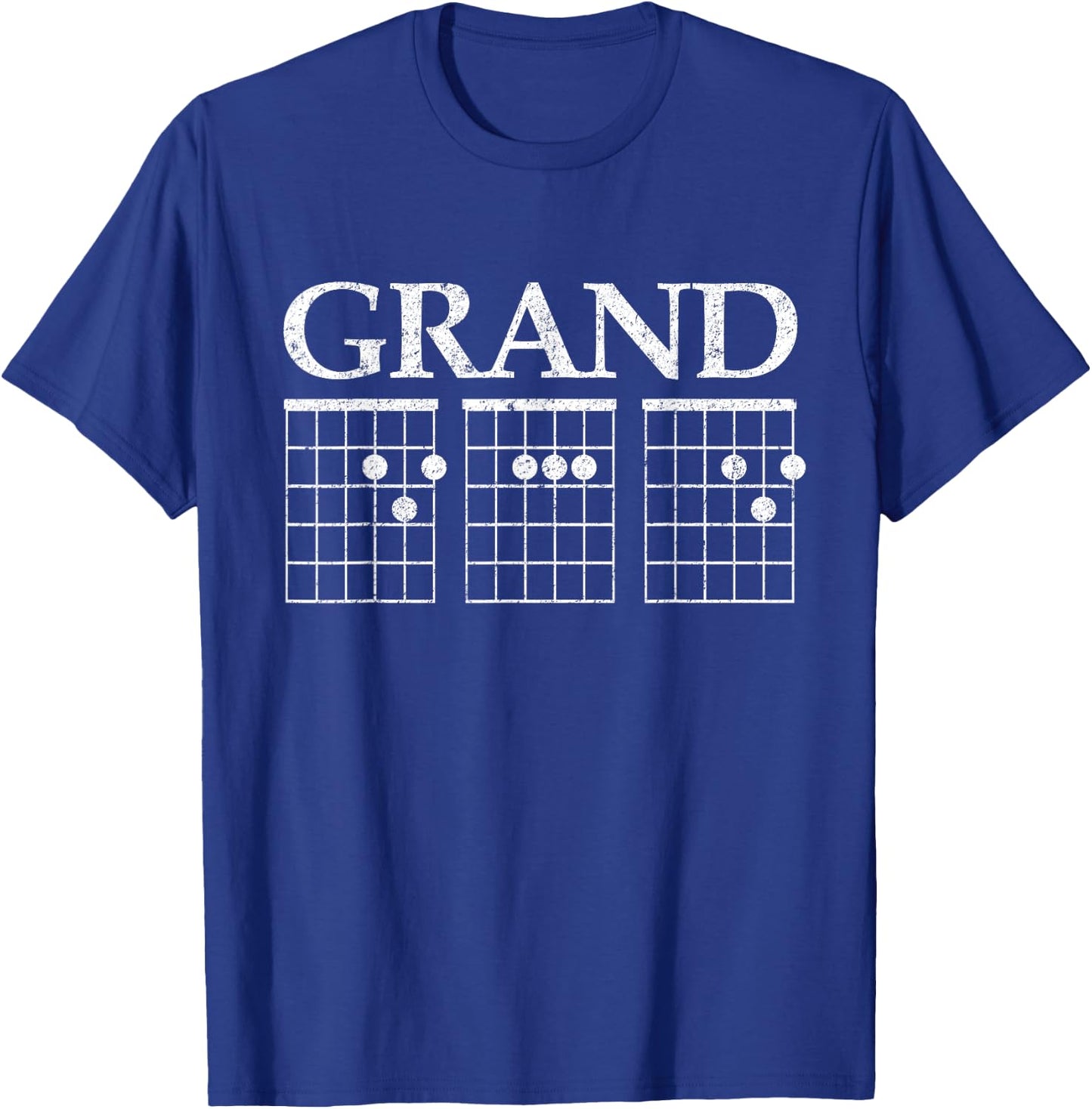 Music Guitar Chord GrandDAD Father's Day Gift Granddad T-Shirt - T-Shirt | Royal