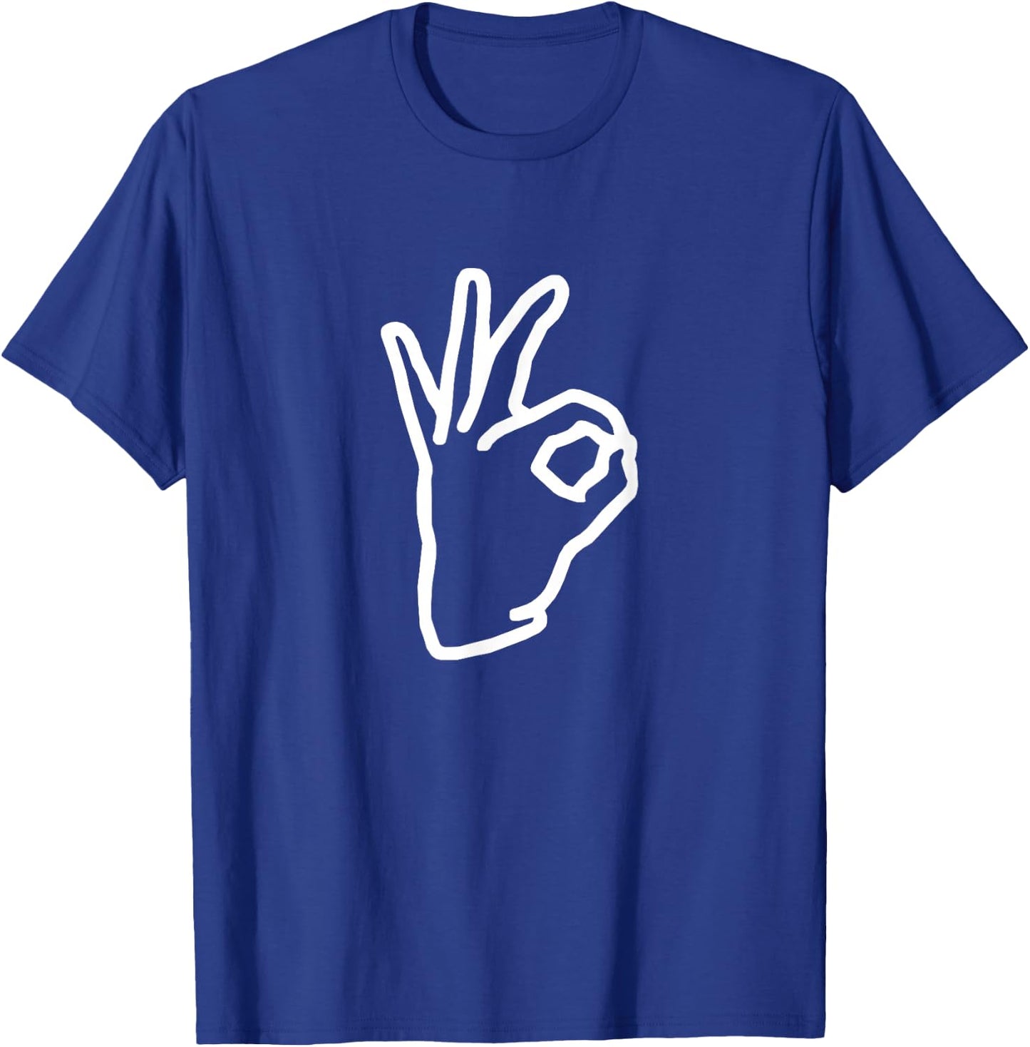BoredKoalas Meme Ok Hand Sign Retro , -Adults & Kids, Black, Small T-Shirt - T-Shirt | Royal