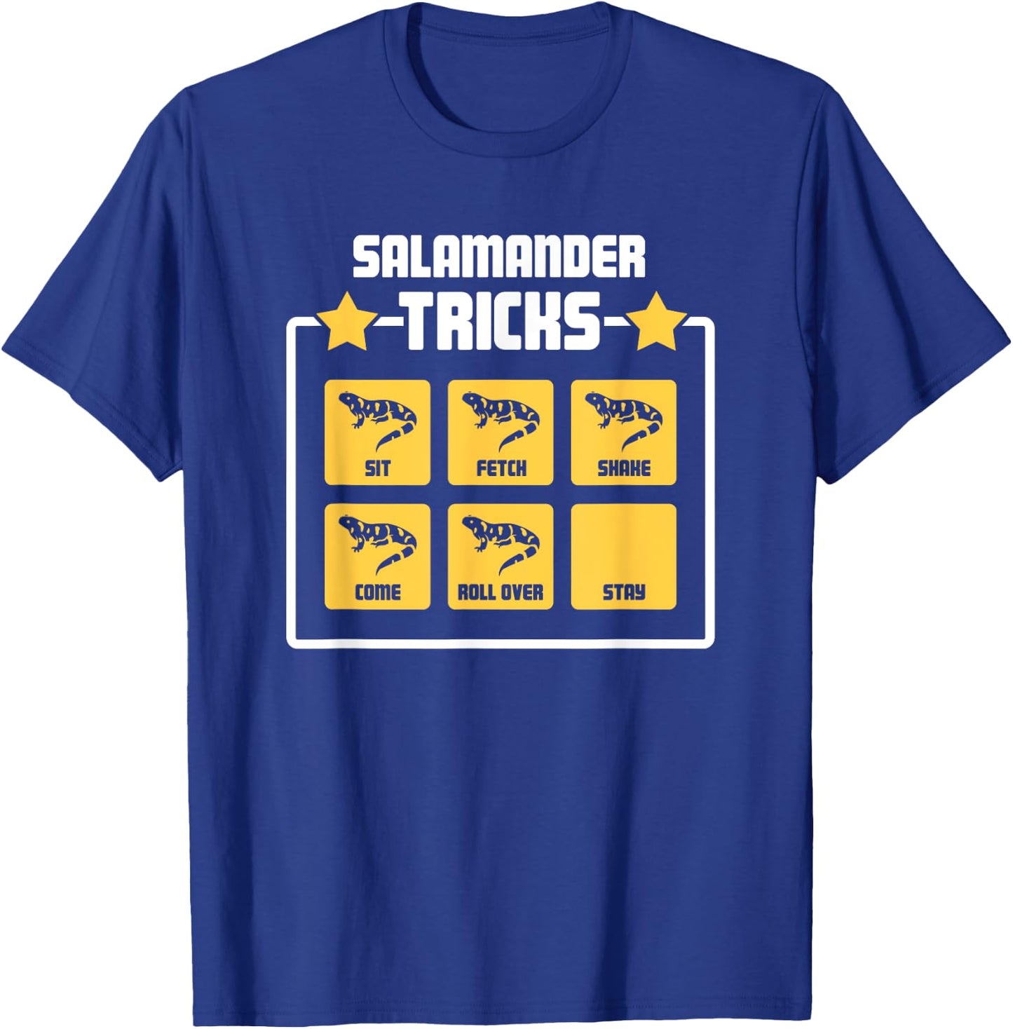Tiger Salamander / Pet Salamander Amphibians - Funny T-Shirt - T-Shirt | Royal
