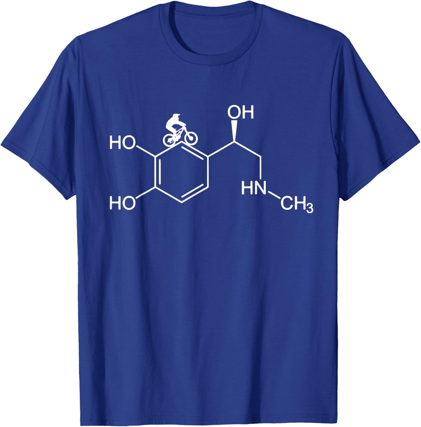 Mountain Bike Adrenaline Formula Downhill Biking MTB T-Shirt - T-Shirt | Royal