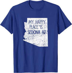 SEDONA, ARIZONA My Happy Place is Sedona Gift T Shirt T-Shirt - T-Shirt | Royal