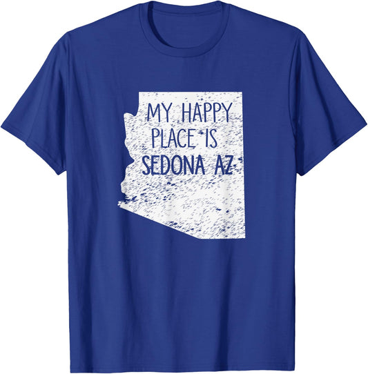 SEDONA, ARIZONA My Happy Place is Sedona Gift T Shirt T-Shirt - T-Shirt | Royal