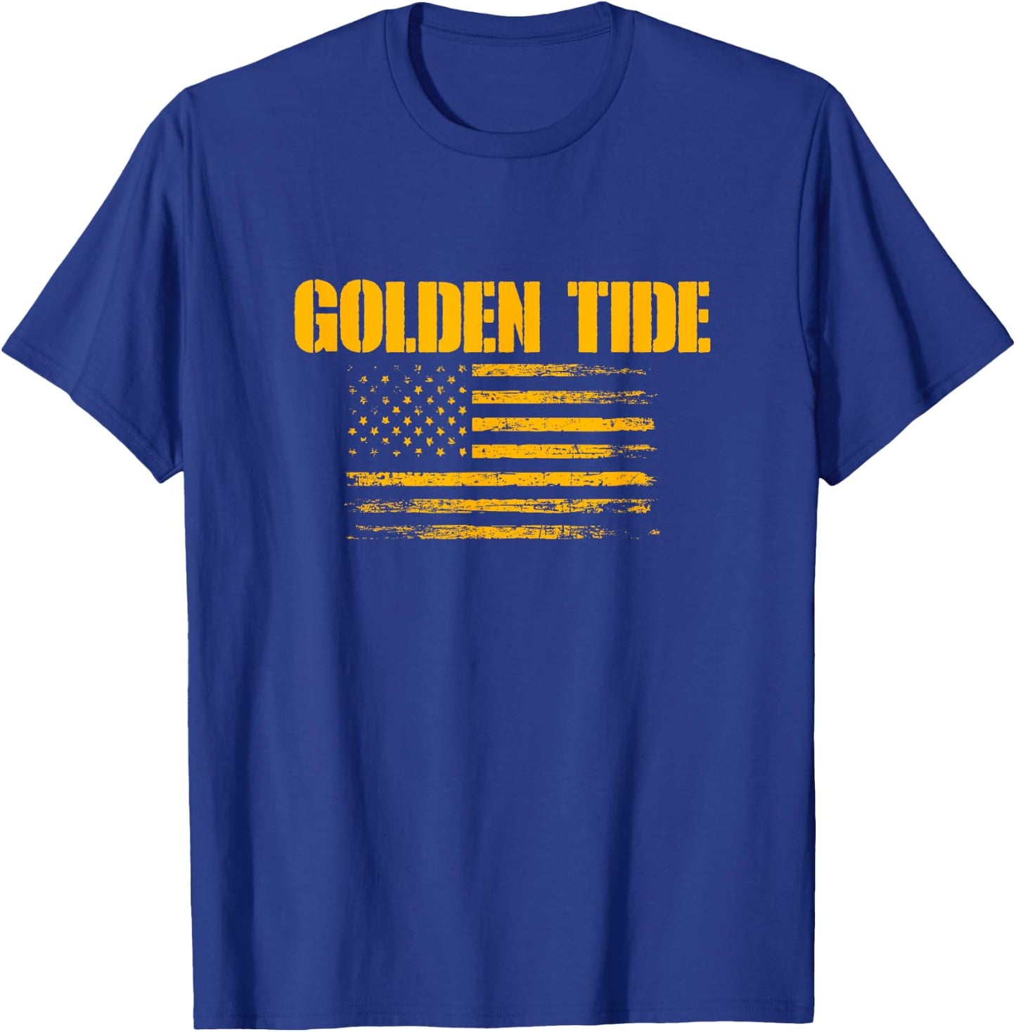 Peabody Golden Tide USA Flag Pride T-Shirt - T-Shirt | Royal