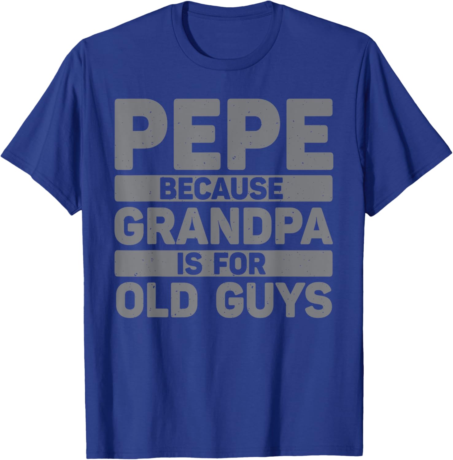 Pepe Design For Grandpa From Grandkids Father's Day Pepe T-Shirt - T-Shirt | Royal