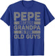 Pepe Design For Grandpa From Grandkids Father's Day Pepe T-Shirt - T-Shirt | Royal