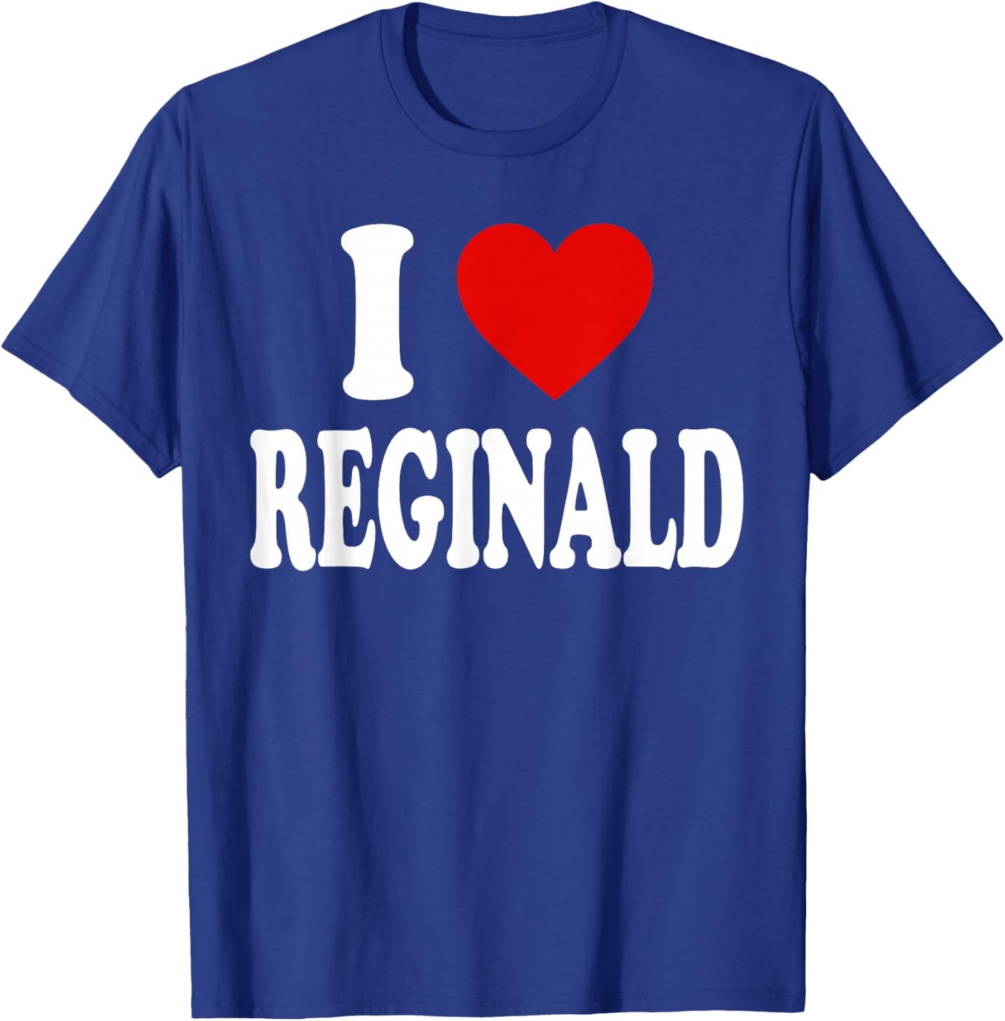 I Heart Love Reginald T-Shirt - T-Shirt | Royal