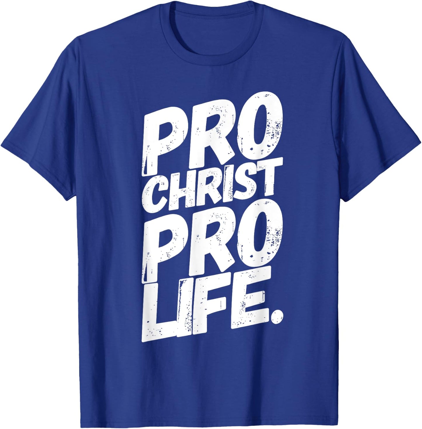 Abortion Pro Life March Christ T-Shirt - T-Shirt | Royal