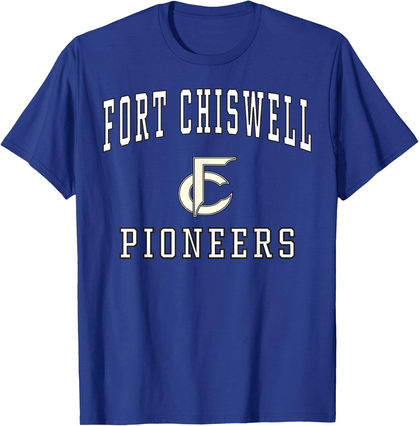 Fort Chiswell High School Pioneers C1 T-Shirt - T-Shirt | Royal