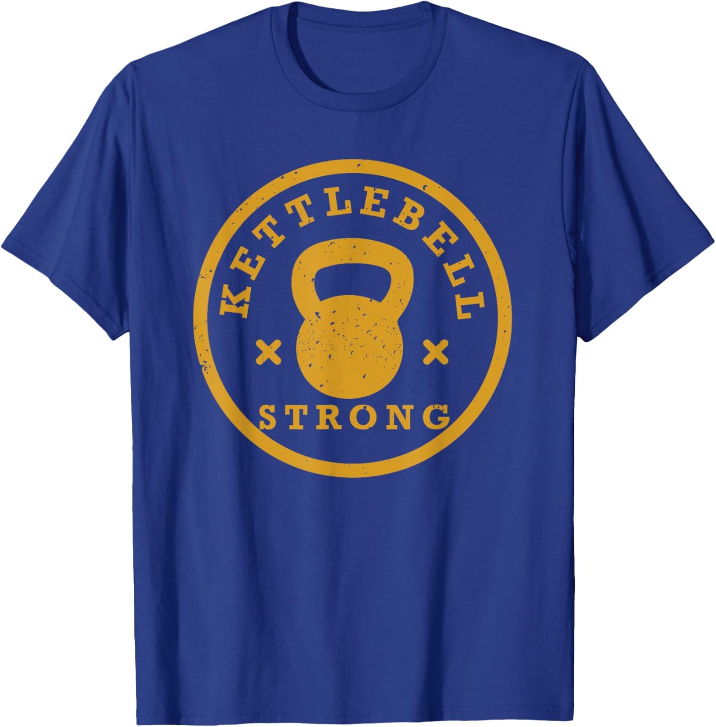 Kettlebell, Kettlebell Workout, Strong, Gym T Shirt T-Shirt - T-Shirt | Royal