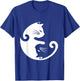 Cat Ying Yang Shirt Spirituality Meditation Yoga Gift Men Women Girls Kids T-Shirt - T-Shirt | Royal