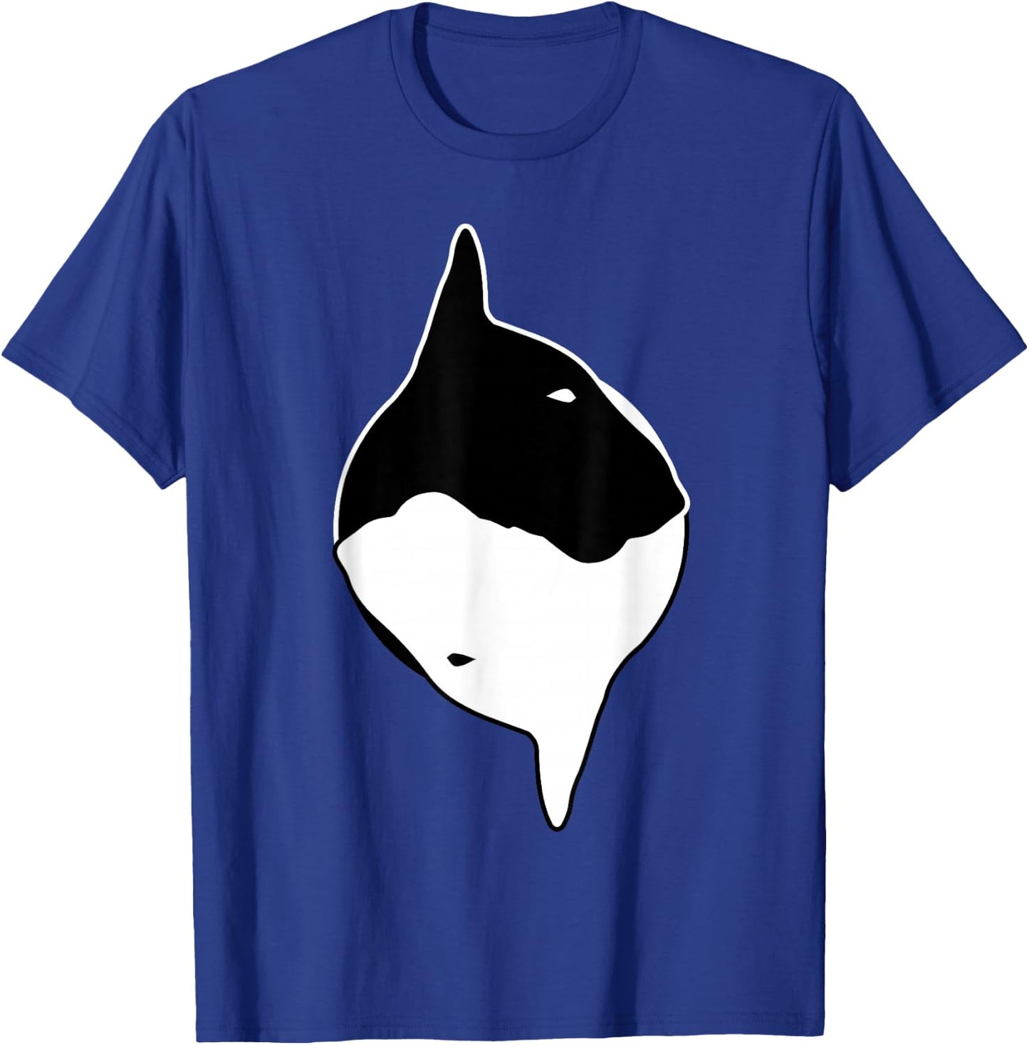 Cool Yin Yang Dog - Cute Bull Terrier T-Shirt - T-Shirt | Royal