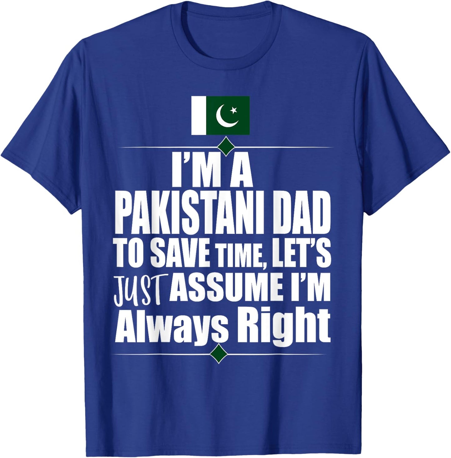 Storecastle: I'm A Pakistani Dad Father's Gift T-Shirt - T-Shirt | Royal