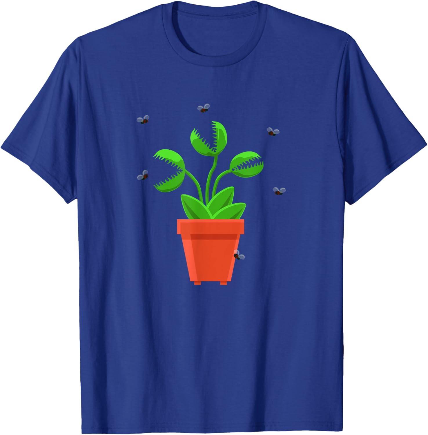 Halloween Venus Fly Trap Flytrap Blue T-Shirt - T-Shirt | Royal