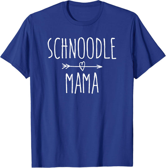 Cute Schnoodle Dog Mom Gift Schnoodle Mama T-Shirt - T-Shirt | Royal