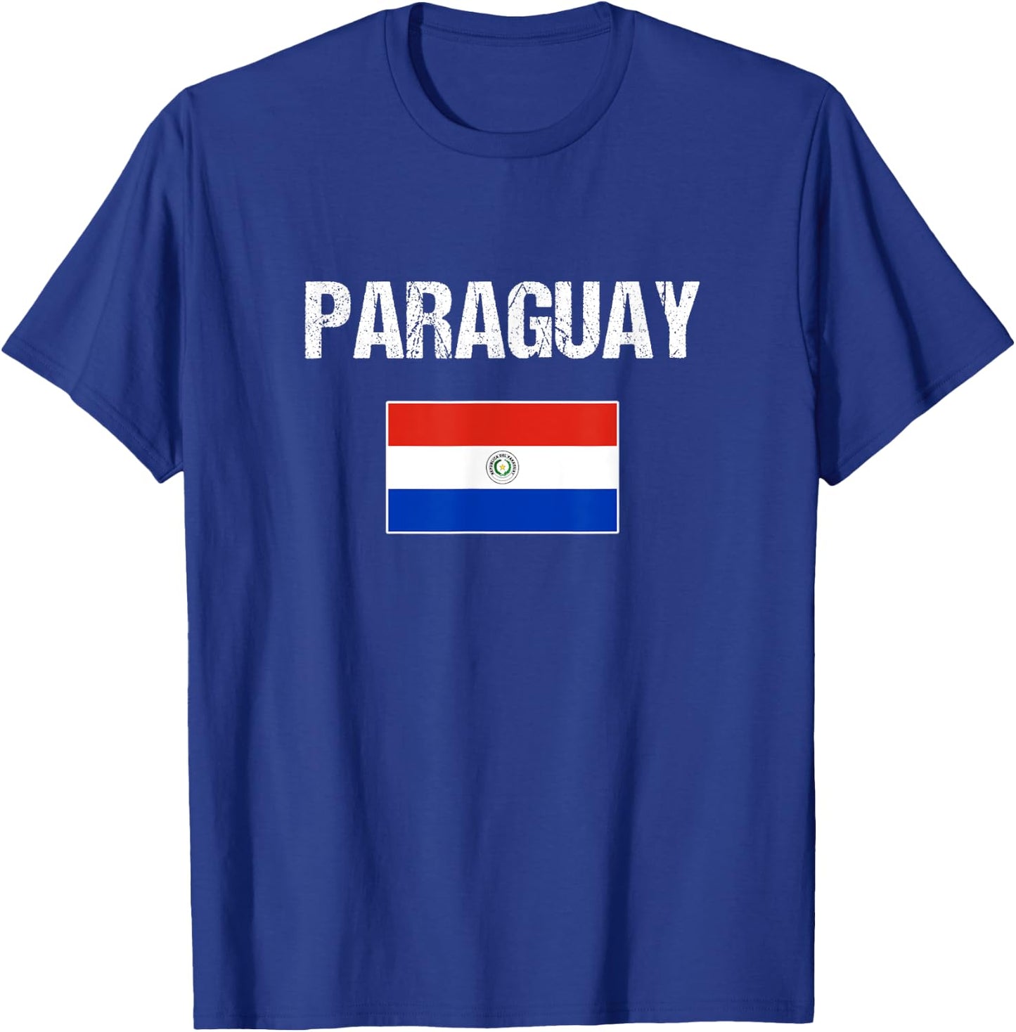 Paraguay Paraguayan Flag Shirt Men Women Youth Kids T-Shirt - T-Shirt | Royal