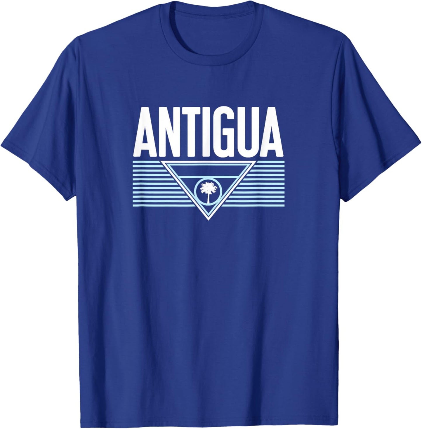 Antigua Retro Beach Nautical Graphic T-Shirt - T-Shirt | Royal