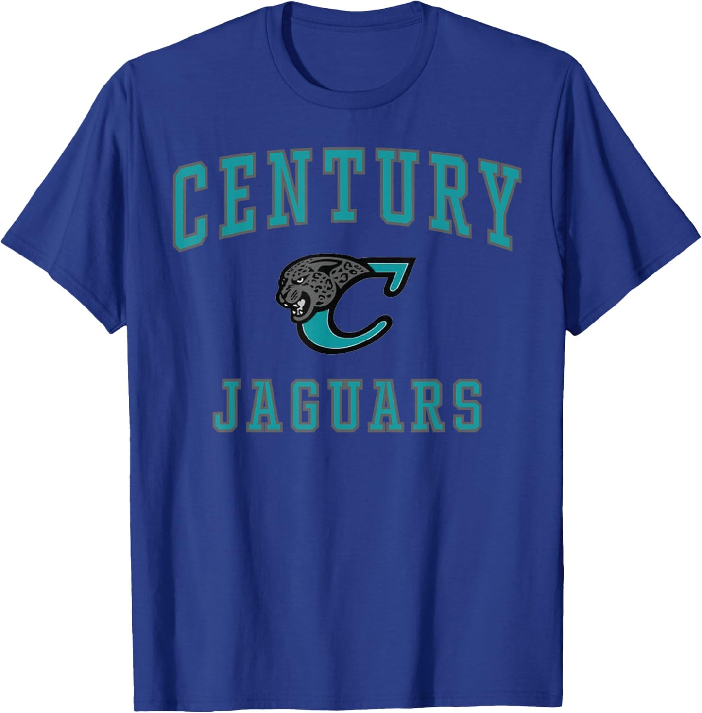 Century High School Jaguars C1 T-Shirt - T-Shirt | Royal