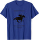 Saratoga New York thoroughbred horse racing track T-Shirt - T-Shirt | Royal