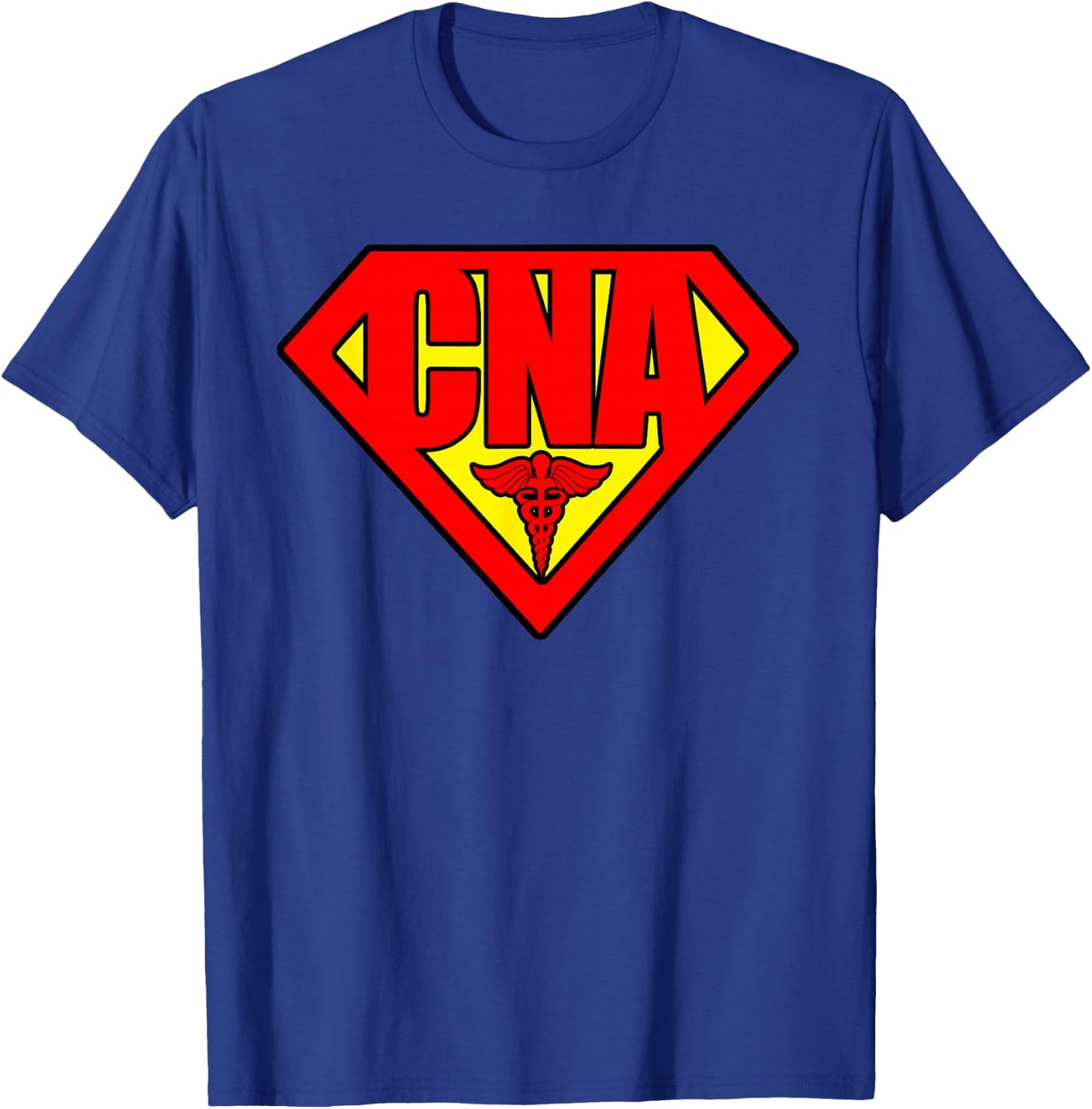Super Nurse CNA National Nursing Assistants Nurse Hero T-Shirt - T-Shirt | Royal