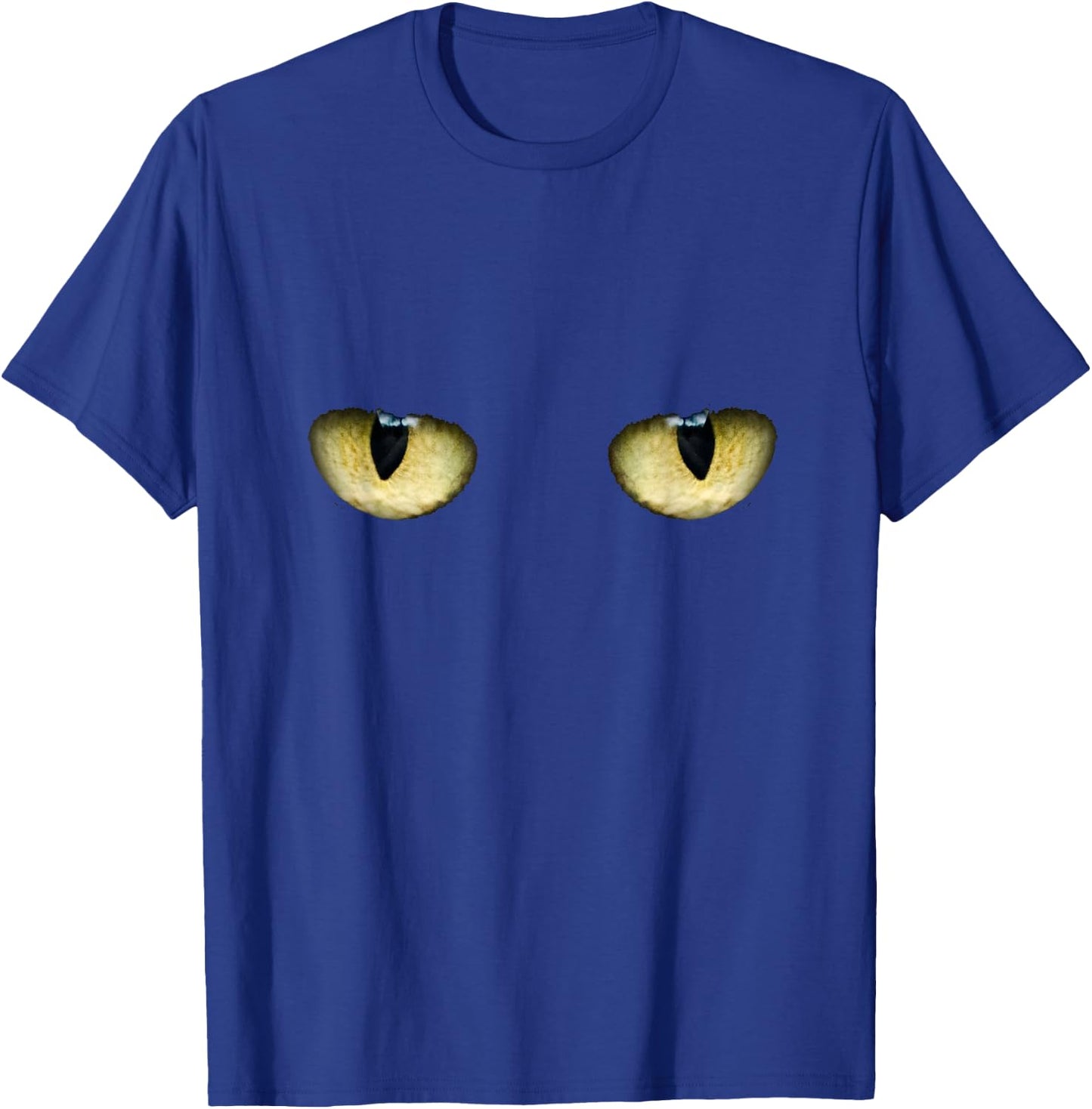 Black Cat Eyes Men Women Kids T-Shirt - T-Shirt | Royal