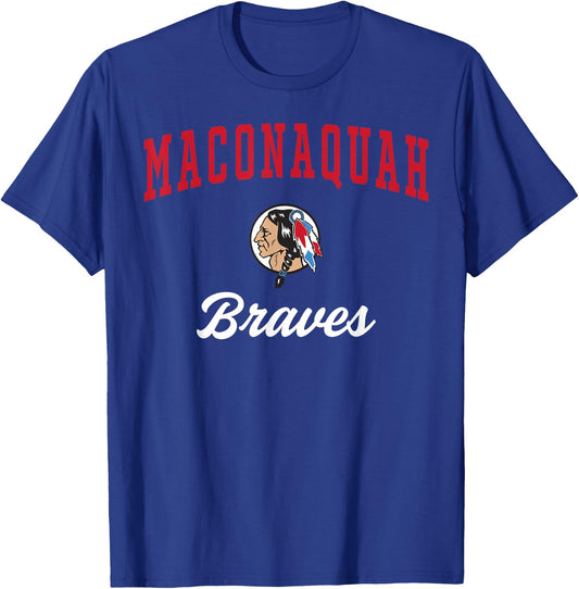 Maconaquah High School Braves T-Shirt - T-Shirt | Royal
