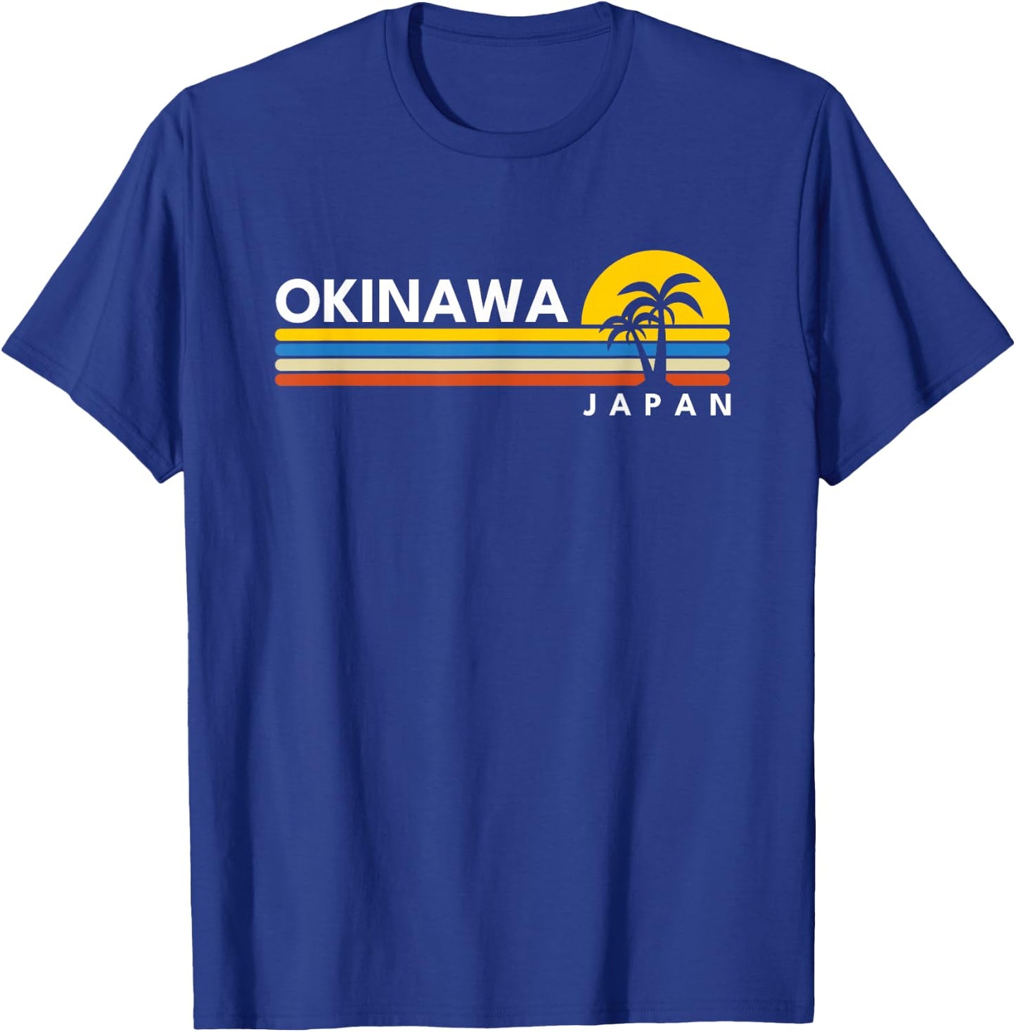 Okinawa Japan Vintage Retro Souvenirs T-Shirt - T-Shirt | Royal