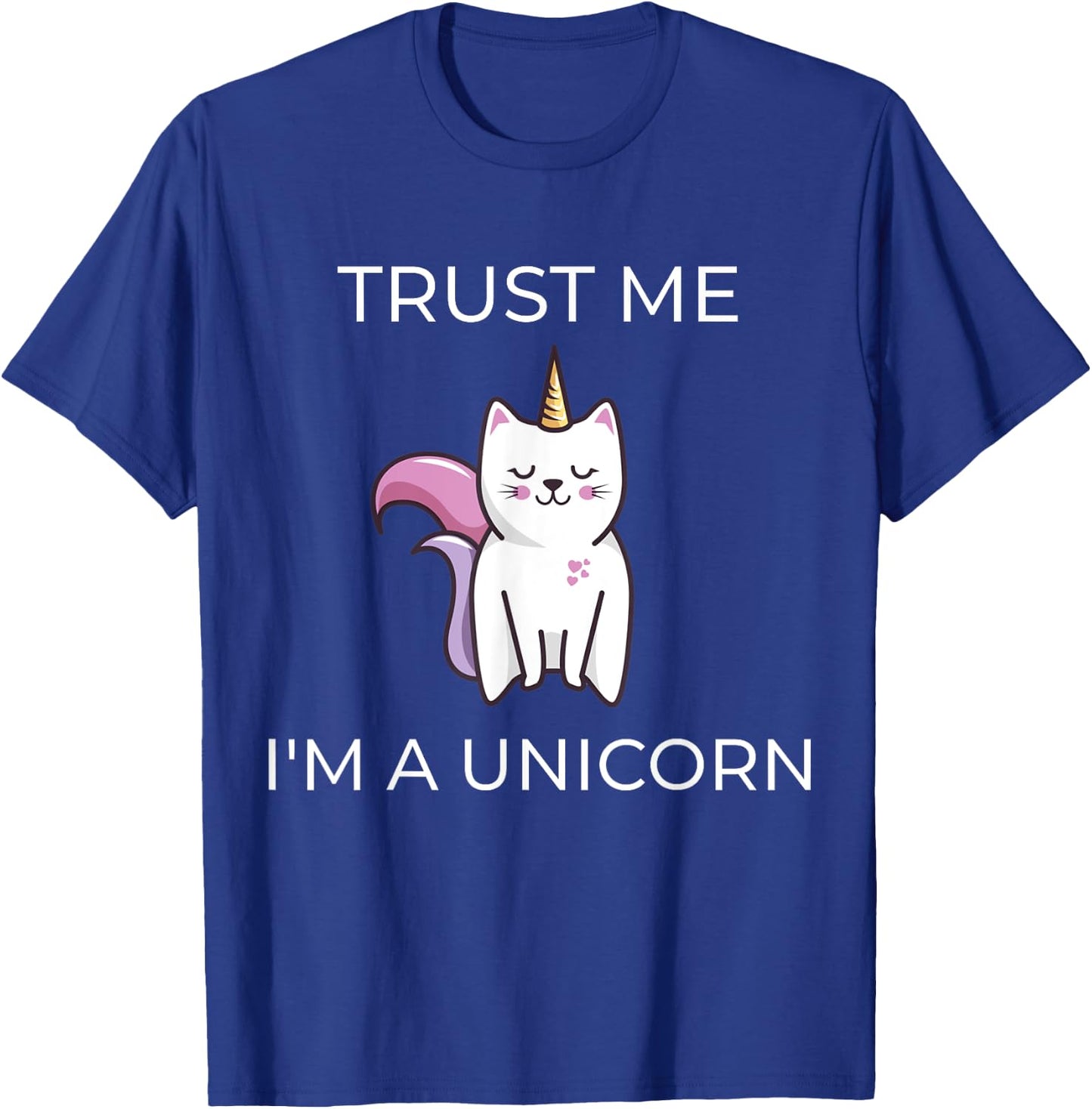 Caticorn T shirt Cat Unicorn Meowgical Kittycorn Shirt T-Shirt - T-Shirt | Royal
