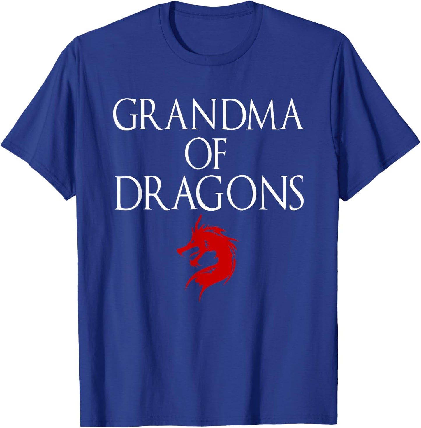 Best Grandma Of Dragons - Funny Grandmother Gift T-Shirt - T-Shirt | Royal