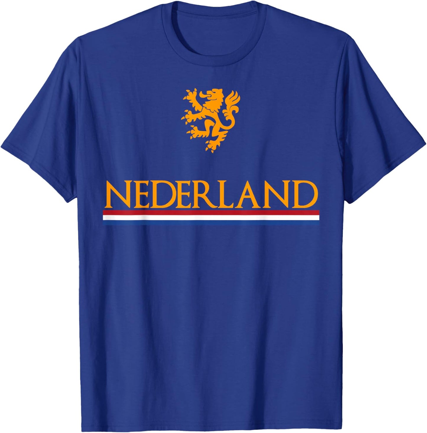 Nederland Soccer Jersey Shirt Oranje Netherlands Dutch Lion T-Shirt - T-Shirt | Royal