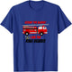 Ring Bearer Shirt - Sound The Alarm Fire Truck Wedding Gift T-Shirt - T-Shirt | Royal