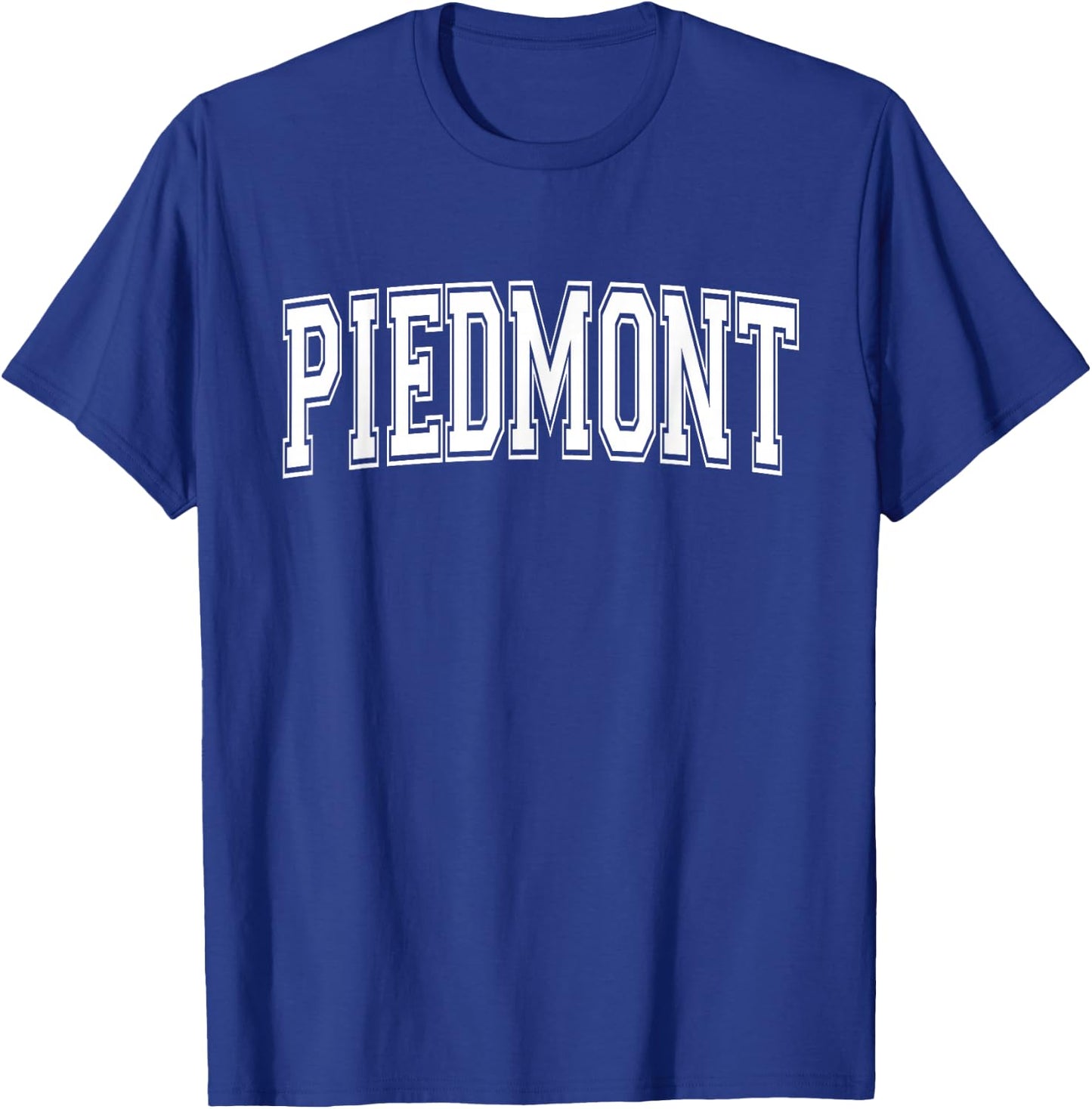 PIEDMONT CA CALIFORNIA USA Vintage Sports Varsity Style T-Shirt - T-Shirt | Royal