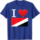 I Heart Love Principality of Sealand Flag T-Shirt - T-Shirt | Royal