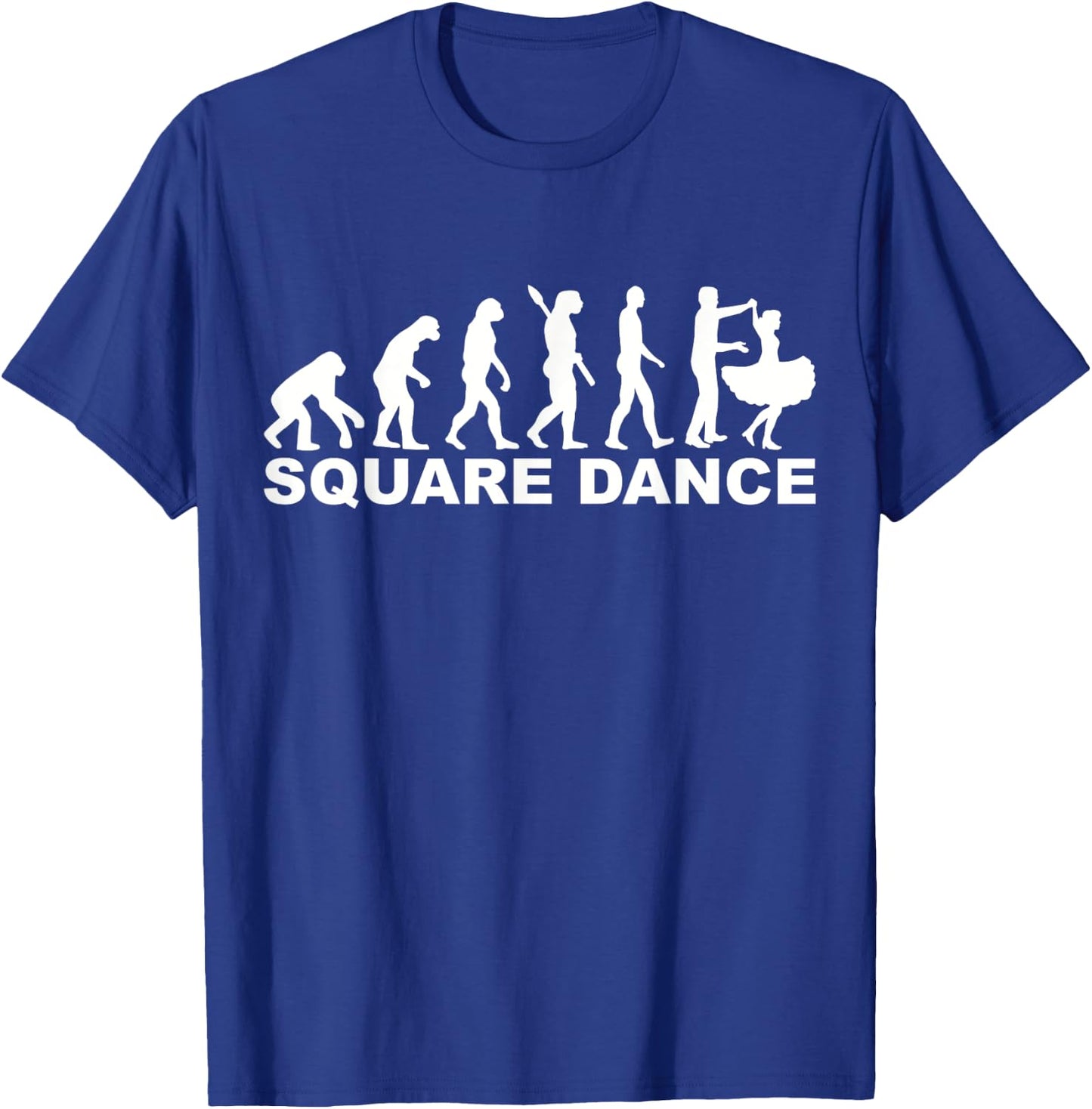 Evolution square dance T-Shirt - T-Shirt | Royal