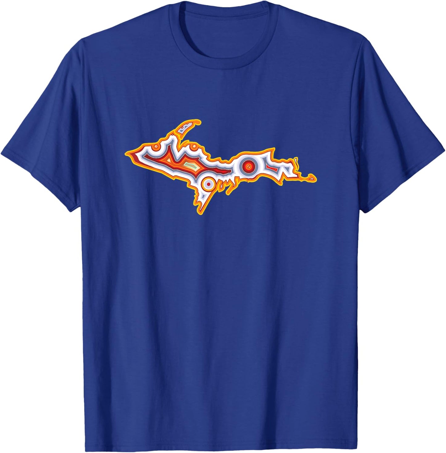 Michigan U.P. Upper Peninsula Agate Collector T-Shirt - T-Shirt | Royal