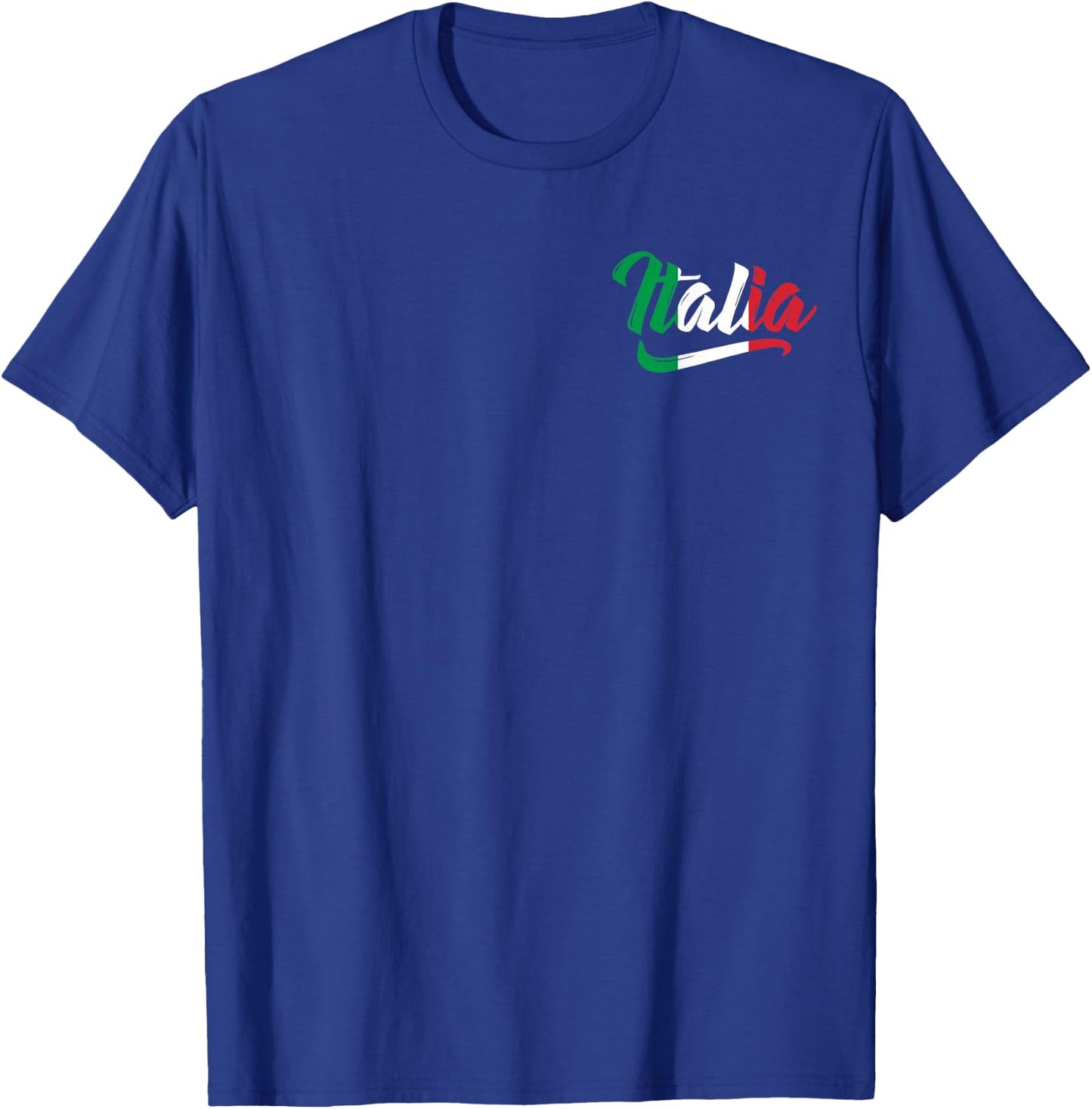 Italy Italian Italia Italiano Family Heritage Flag Men Women T-Shirt - T-Shirt | Royal
