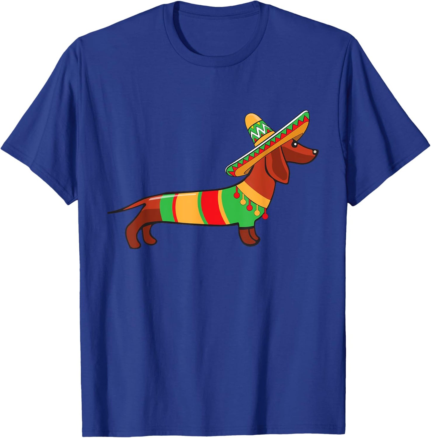 Dachshund Cinco De Mayo Shirt Mom Pet Dog Lover Gift T-Shirt - T-Shirt | Royal