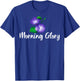 Morning Glory Flower Garden, Gardener Gardening Gift T-Shirt - T-Shirt | Royal