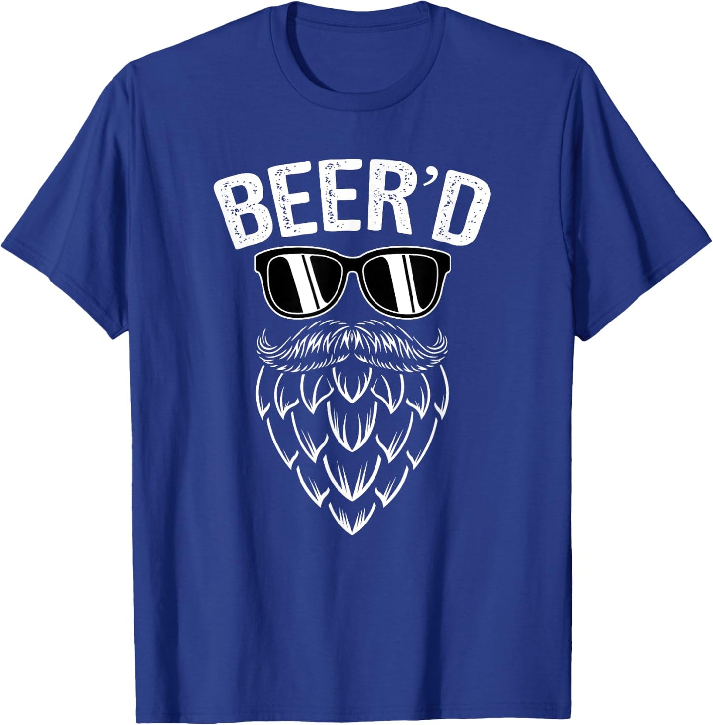 Beer'd Hop Beard Funny Craft Beer Lover Drinking Party Shirt T-Shirt - T-Shirt | Royal