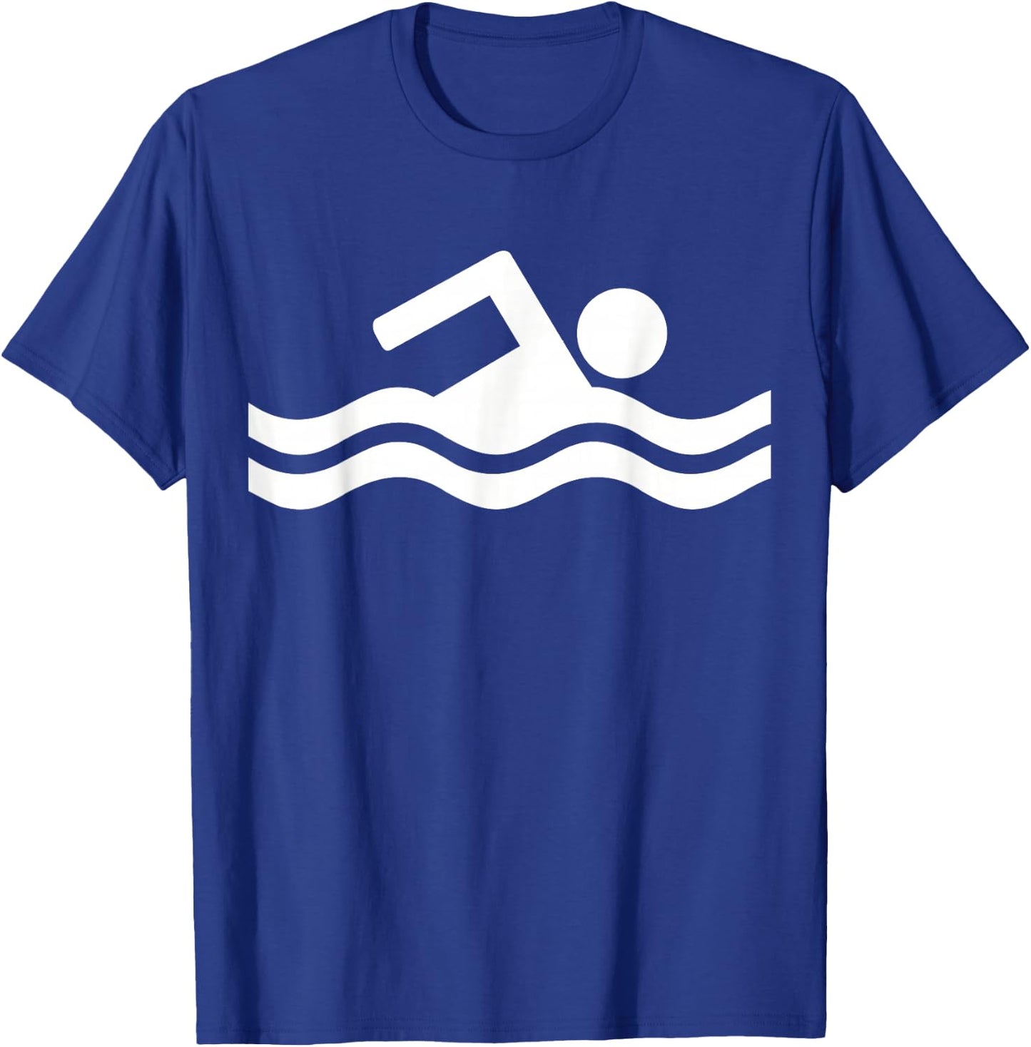Swimming symbol T-Shirt - T-Shirt | Royal