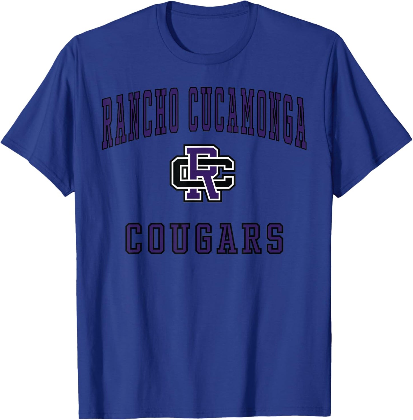 Rancho Cucamonga High School Cougars C1 T-Shirt - T-Shirt | Royal