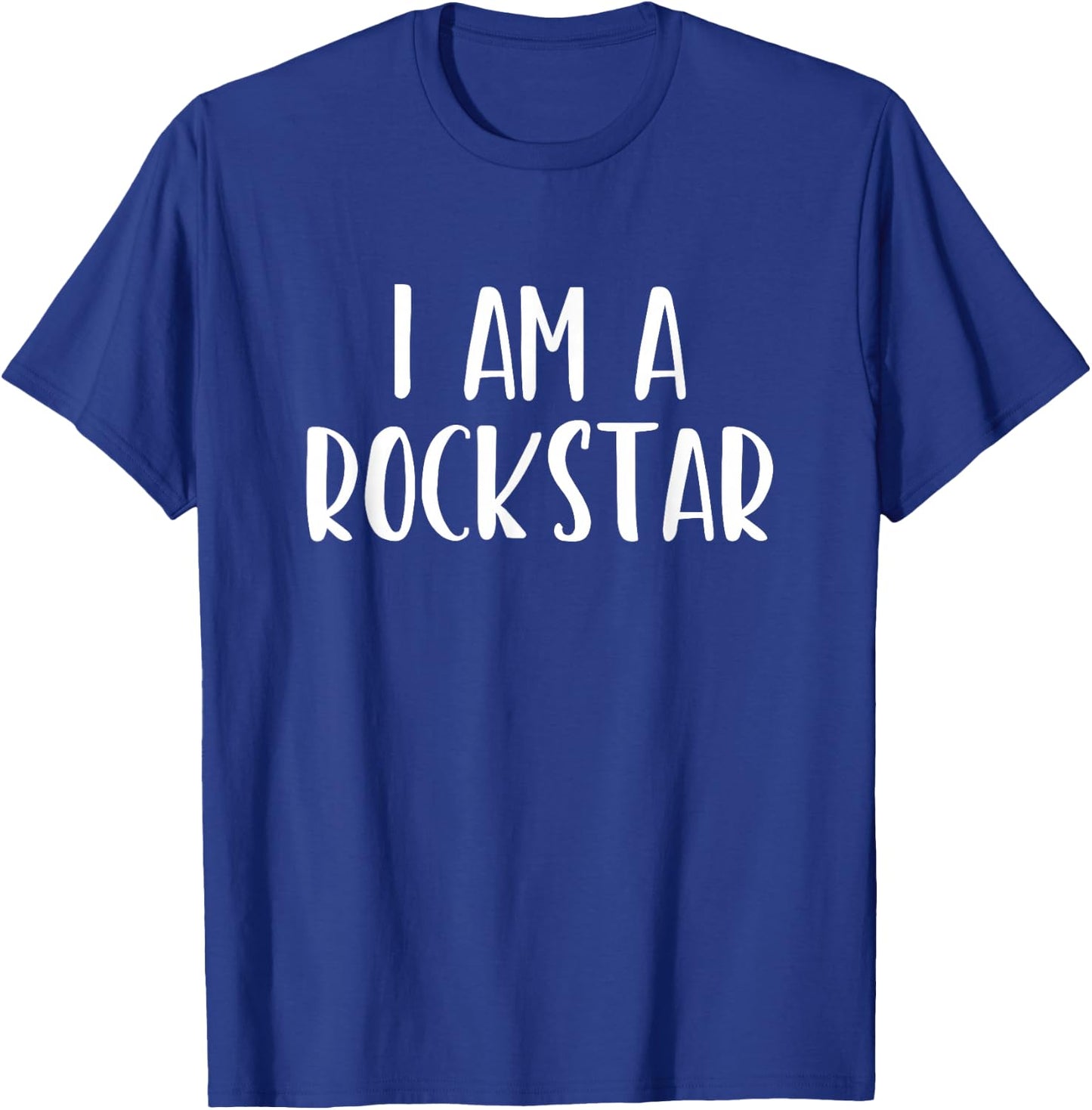 I Am A Rockstar Halloween I'm Costume Easy Funny Rock-Star T-Shirt - T-Shirt | Royal