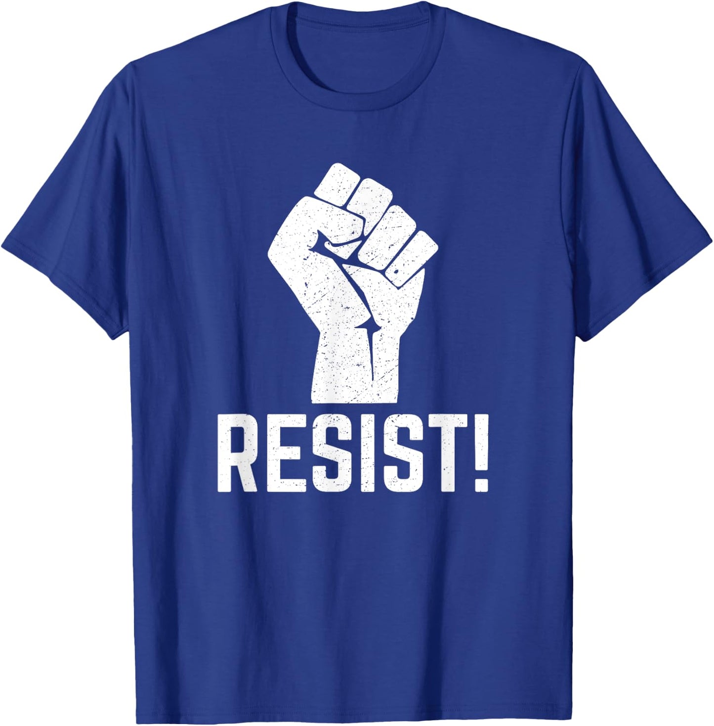 Resist & Resistance Fist T-Shirt - T-Shirt | Royal