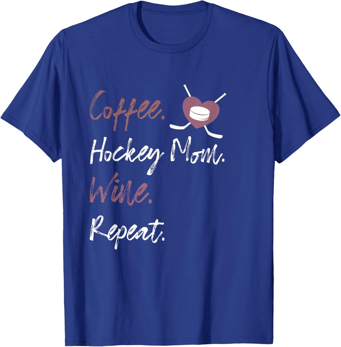 Hockey Mom Shirt Funny Hockey Mom T-Shirt - T-Shirt | Royal