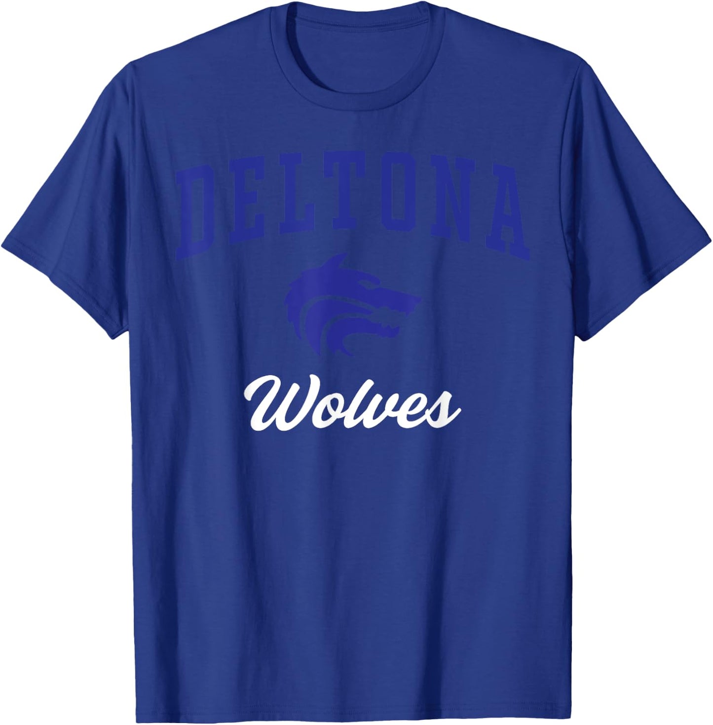 Deltona High School Wolves C3 T-Shirt - T-Shirt | Royal